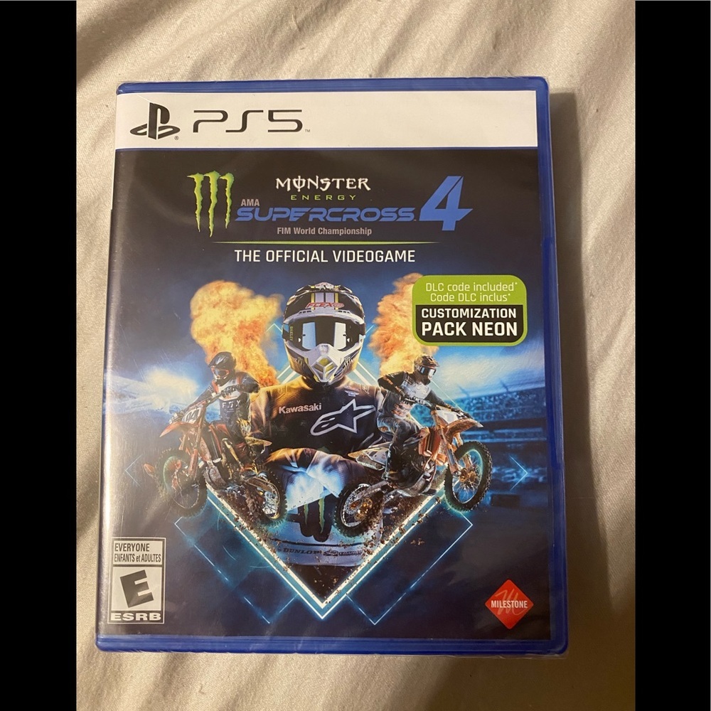 Monster energy super cross 4 for the ps5
